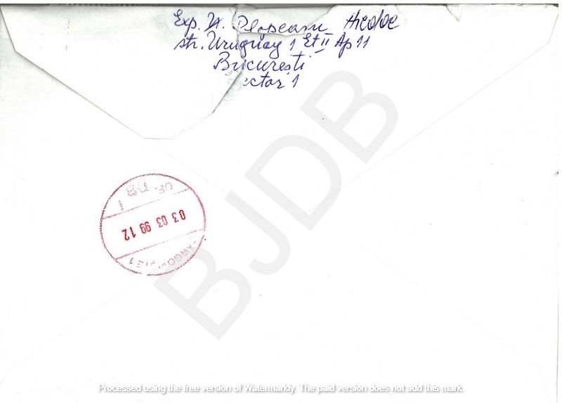 M-1327-5 - Plic verso